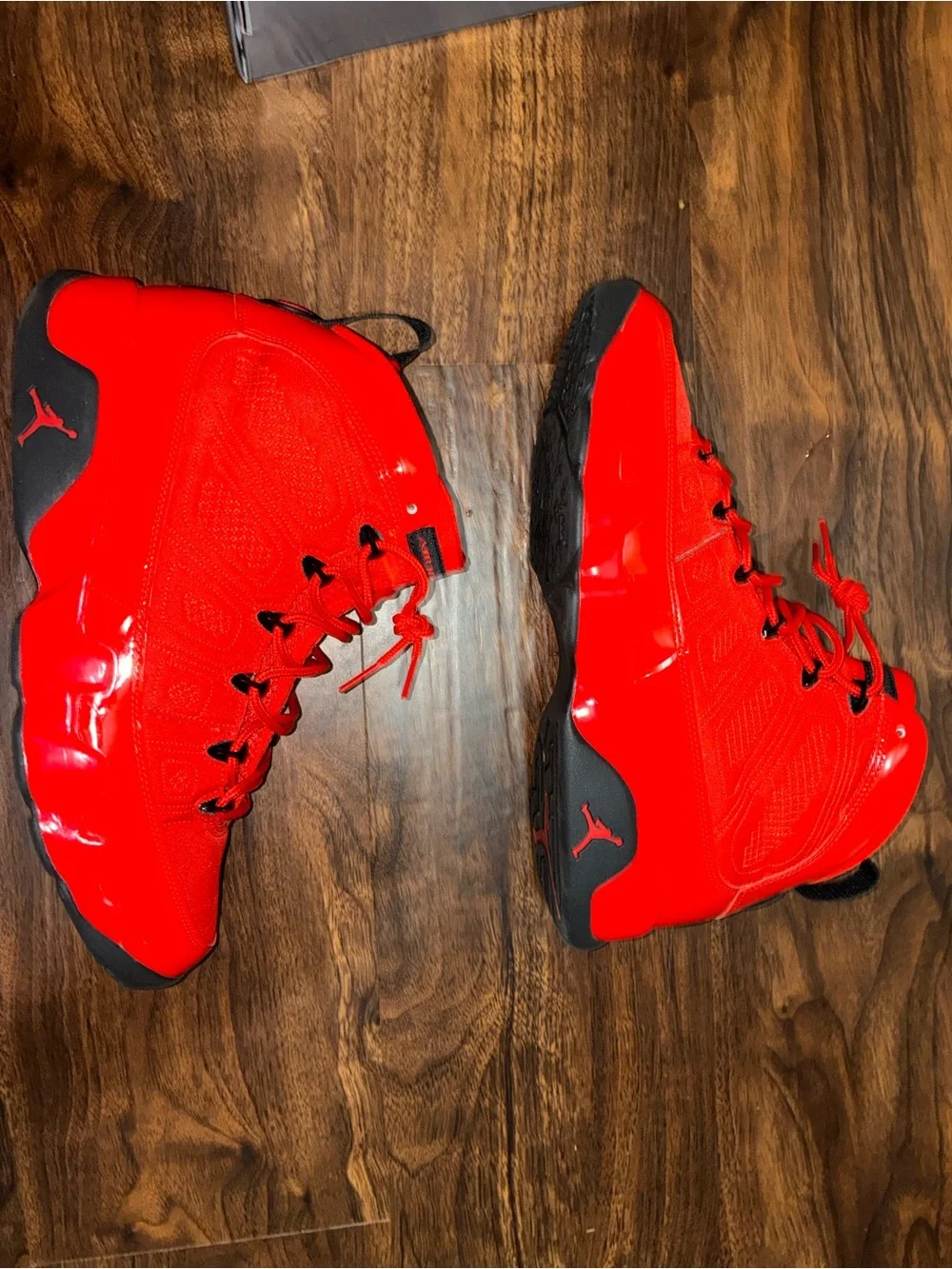 Jordan Men's Red and Black Basketball Shoes